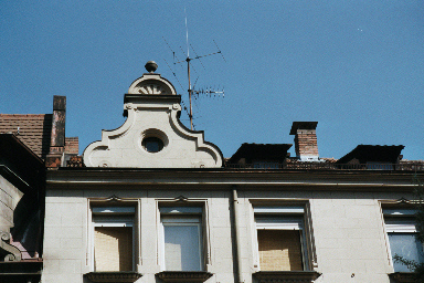 Bild: das Dach mit Giebel