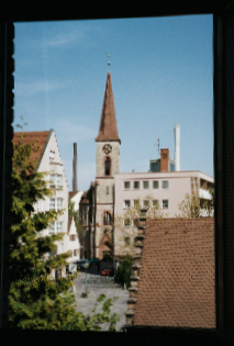 Bild: Ausblick auf die Kirche